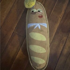 Bark Box Plush Dog Toy “Bonejour Baguette” French roll, hard to find